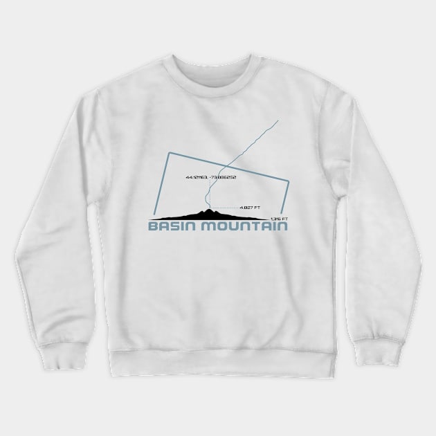 Basin Mountain Crewneck Sweatshirt by beckhorn